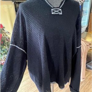 Umgee waffle long sleeve t shirt